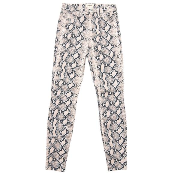 L'agence Margot Paloma High Rise Skinny Snakeskin Print Jeans Size 25 - Picture 1 of 9